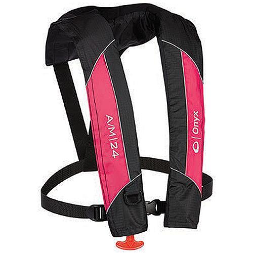 Onyx 13200010500414 A/M-24 Automatic/Manual Inflatable Life Jacket, Pink - 132000-105-004-14 - 116-13200010500414F1