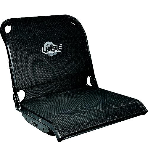 Wise 33741800 Aero X Boat Seat, Carbon Grey Mesh, Mid-Back - 3374-1800 - 144-33741800F1