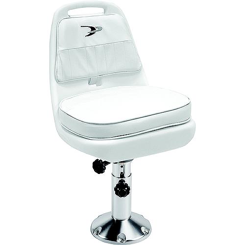 Wise Standard Pilot Chair Package With Chair, Cushions, Mounting Plate, Pedestal And Seat Spider - White - 8Wd013-7-710 - 144-8Wd0137710F1