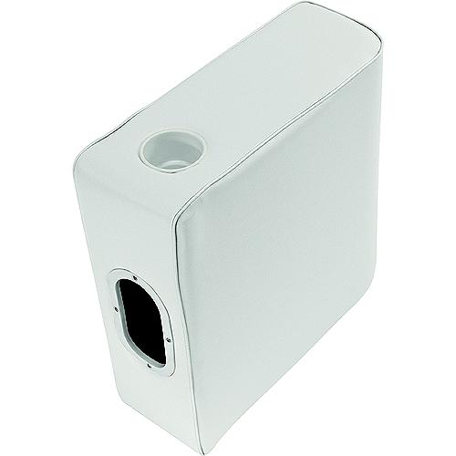 Deluxe Pontoon Furniture, Left Arm Rest, White - 8Wd110-204 - 144-8Wd110204F1