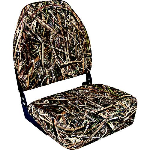 Wise 8Wd617Pls728 Camouflage High-Back Fold-Down Seat, Mossy Oak Shadowgrass Blades - 8Wd617Pls-728 - 144-8Wd617Pls728F1