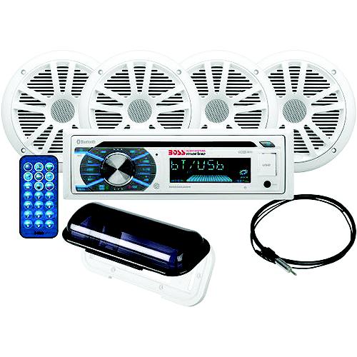 Boss Mck508Wb64S Cd/Usb/Sd, Mp3, Wma, Fm/Am Player/Bluetooth W/2 Pr. 6.5