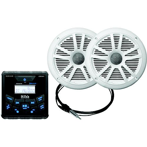 Boss Audio Mckgb450W6 Bluetooth® In-Dash Marine Gauge Receiver W/ 6-1/2