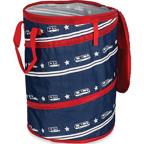 Camco 42995 Pop-Up Utility Container, Red/White/Blue Patriotic, 30 Gal. - 42995 - 17-42995F1