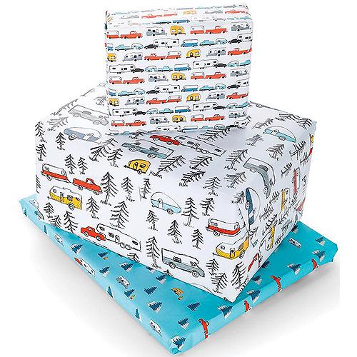 Camco 53239 Rv Novelty Gift Wrapping Paper, 3/Pk - 53239 - 17-53239F1