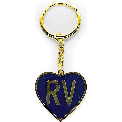 Camco 53288 Enamel Keychain, Rv Themed, Navy