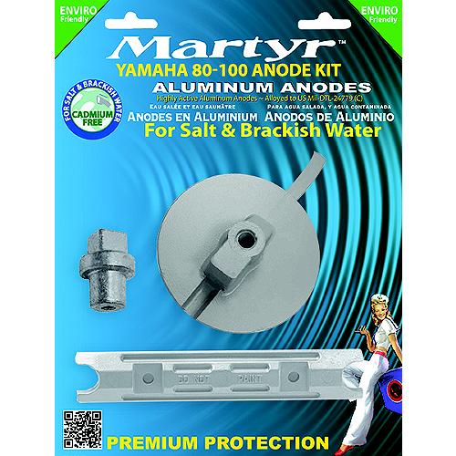 Martyr Anode Kit For Yamaha 80-100 Hp Outboards, Aluminum - Cmy80100Kita - 194-Cmy80100Kitaf1