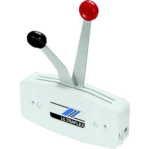 Single Function Dual Lever Side Mount Control, White - B47 - 216-B47F1