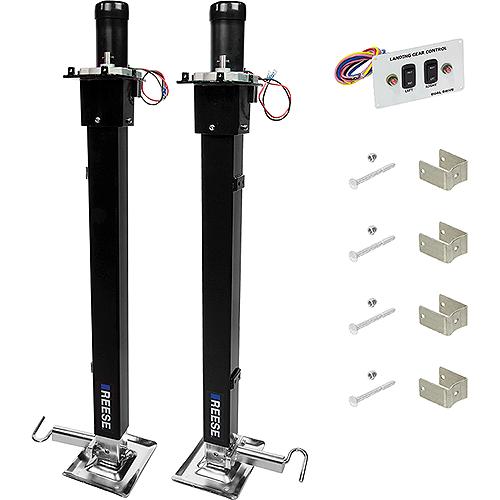 Reese 500708 Dual Output Fifth Wheel Rv Landing Gear - 500708 - 220-500708F1