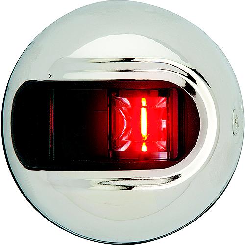 Attwood Lightarmor Led Vertical Surface Mount Port Side Light, Round - Nv3012Ssr-7 - 23-Nv3012Ssr7F1