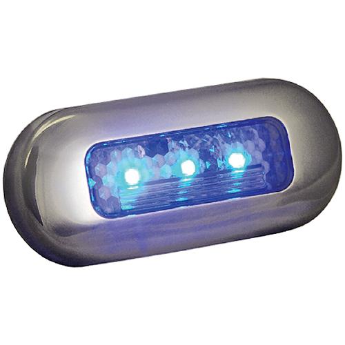 T-H Marine Led Oblong Courtesy Light With Stainless Steel Bezel - Led51823Dp - 232-Led51823Dpf1
