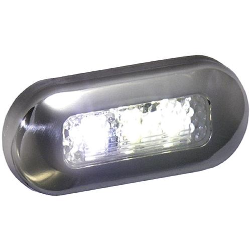 T-H Marine Led Oblong Courtesy Light With Stainless Steel Bezel - Led51825Dp - 232-Led51825Dpf1