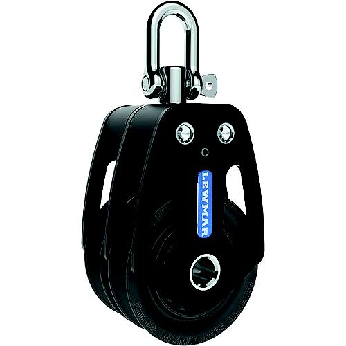 Lewmar 50Mm Htx Block, Double, Black, 3/8