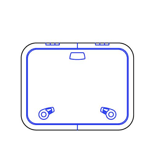 Lewmar Medium Profile Hatch, Size 50 - 39950020 - 239-39950020F1