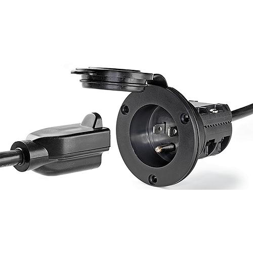 Minn Kota 1865108 Ac Power Port, Black - 1865108 - 27-1865108F1