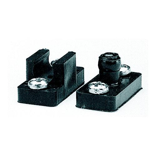 Taylor Black Thermoplastic Door Catches With Ball Stud, Catch And Screws (1 Set) - 1163 - 32-1163F1