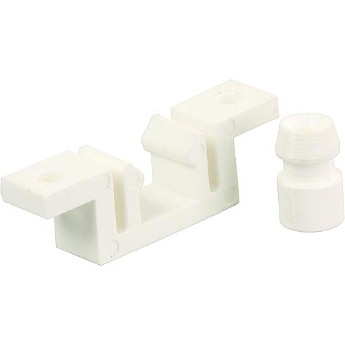 Jr Products Closet/Folding Door Latch/Strike, White - 81855 - 342-81855F1
