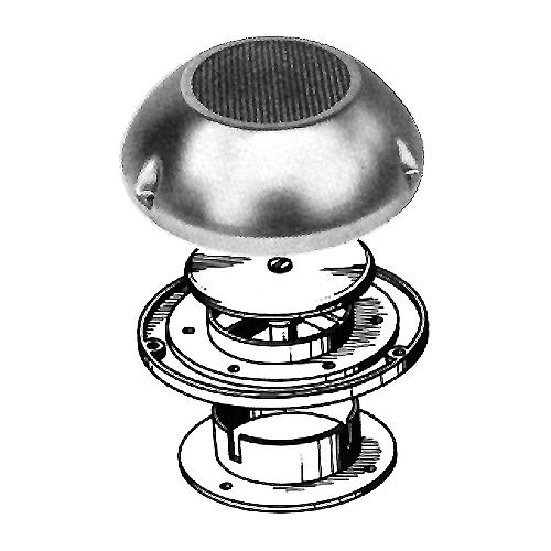 Beckson C6Ss Vent-O-Mate Exhaust Vent - C-6Ss - 35-C6Ssf1