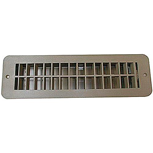 Rv Designer H860 Plastic Floor Register, Dampered, Tan - H860 - 350-H860F1