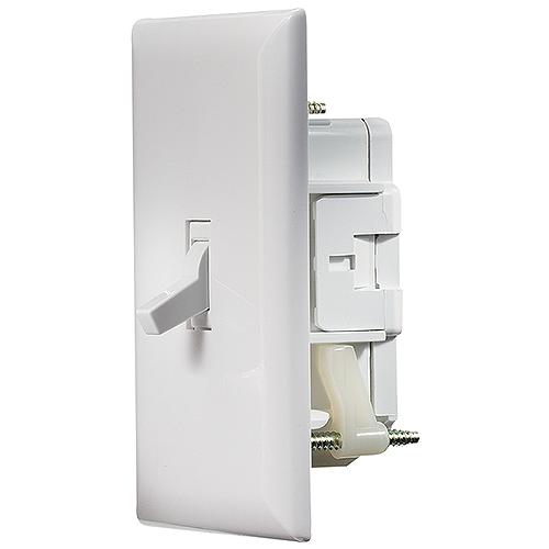 Wht Wall Switch W/Cov-Plate Self Contained - S821 - 350-S821F1