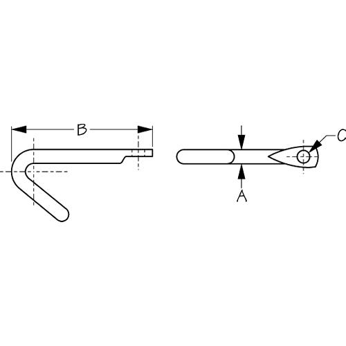 Sea-Dog 195210 Sail Lashing Hook - 195210-1 - 354-1952101F1