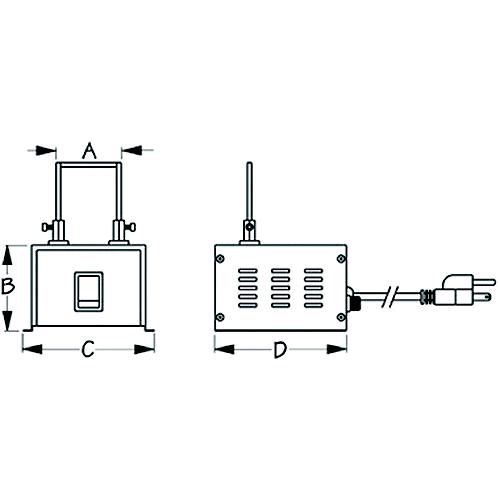 Seadog 300090-3 | Powder Coated Steel Electric 120V Rope Cutter - 300090-3 - 354-3000903F1