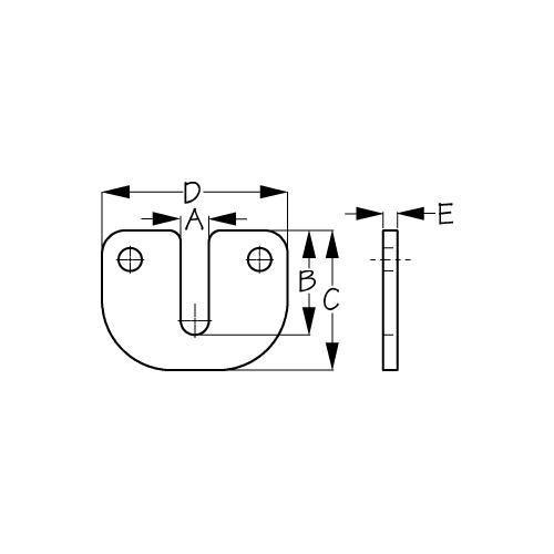 Sea-Dog 321850 Chain Gripper Plate - 321850-1 - 354-3218501F1