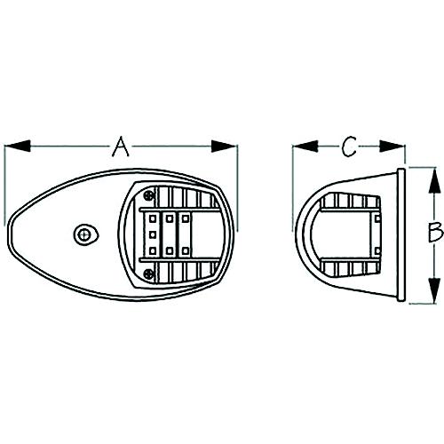 Sea-Dog 4000701 Led Side Mount Lights, , A:3-7/8