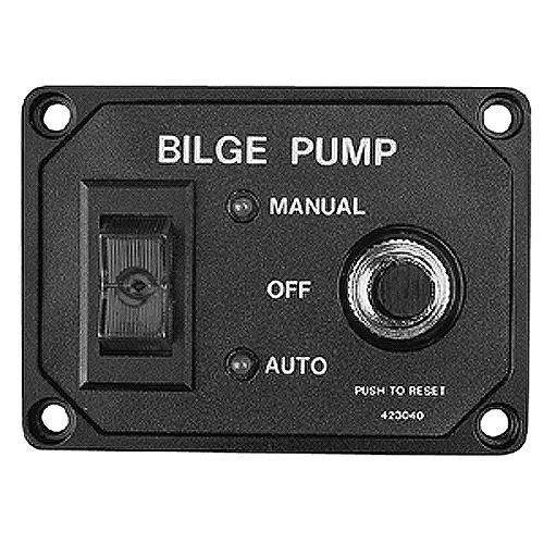 Seadog 423040 Bilge Pump Panel With Circuit Breaker - 2-3/16