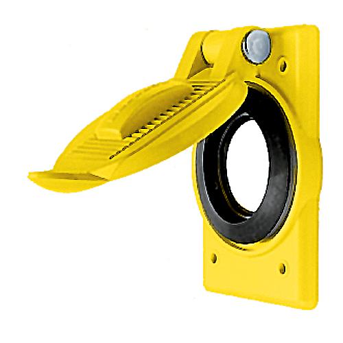 Hubbell Hbl74Cm24Wo Polycarbonate Spring Loaded Weatherproof Cover, Yellow - Hbl74Cm24Wo - 36-Hbl74Cm24Wof1