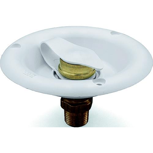 Thetford 94218 City Water Dish W/Brass Check Valve, Polar White - 94218 - 363-94218 Superseded By: 865-94218F1