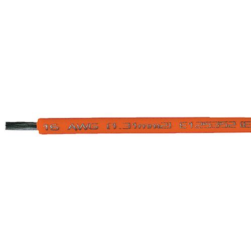 Cobra Wire A1016T15100Ft Primary Tinned Copper Wire, 16 Awg, 100', Orange - A1016T15100Ft - 446-A1016T15100Ftf1