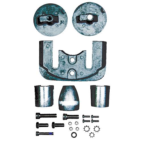 Mercruiser Bravo Iii Anode Kit - Aluminum - 18-6154A - 47-6154Af1