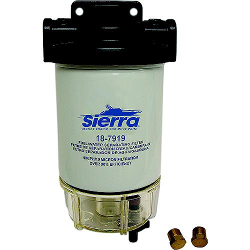 Sierra 79371 Fuel/Water Separator Kit W/Collection Bowl - 18-7937-1 - 47-79371F1