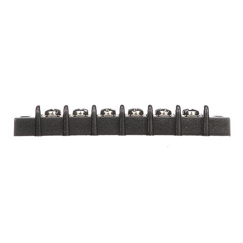 Seachoice Terminal Block, 6-Gang, Nickel Plated Brass Terminals - 13571 - 50-13571F1