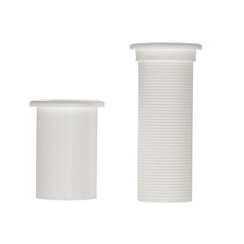 Seachoice Adjustable Splashwell Drain Tube, Fits 1-1/4 In. Opening, White Plastic - 19131 - 50-19131F1