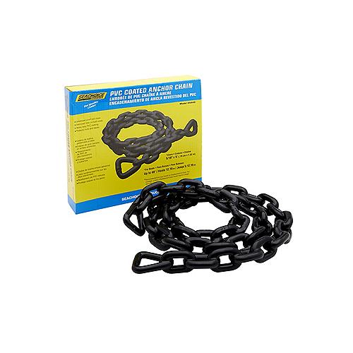 Seachoice Black Pvc Coated Galvanized Anchor Lead Chain 5/16