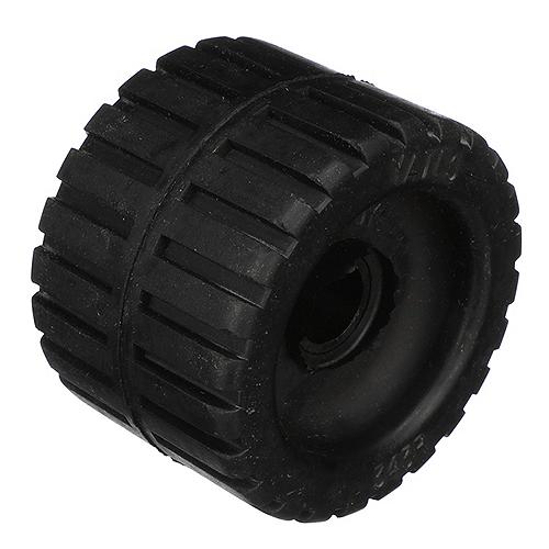 Seachoice Black Rubber Ribbed Roller 4-3/8