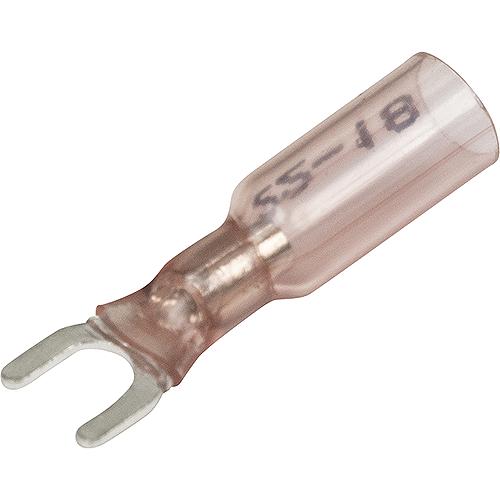 Seachoice 64033 3-To-1 Heat Shrink Spade Terminal - 22-18 Ga., #8 Stud, 25/Bag - 64033 - 50-64033F1