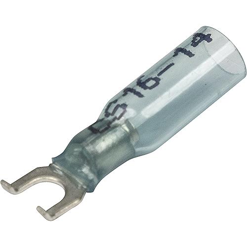 Seachoice 64056 3-To-1 Heat Shrink Spade Terminal - 16-14 Ga., #8 Stud, 25/Bag - 64056 - 50-64056F1