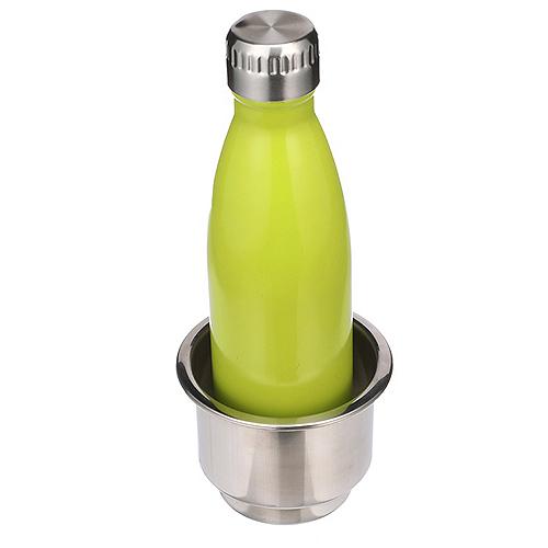 Seachoice 79371 Stainless-Steel Recessed Drink Holder With Blue Led Light - 50-79371 - 50-79371F1