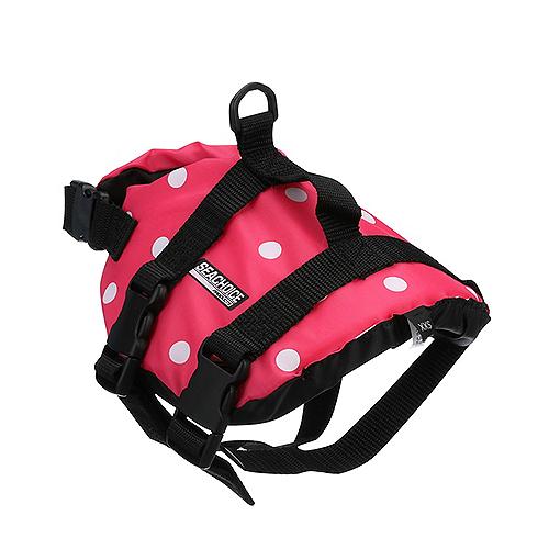 Seachoice 86360 Dog Life Vest - Pink Polka Dot, Xxs - Dv-2Xs-86360 - 50-86360F1
