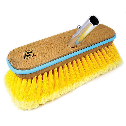 Seachoice 90563 Deck Brush With Bumper - Wood 10