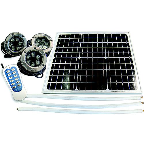 Dock Edge De96283F Solar Underwater Dock Light Set, 3/Pk - De96283F - 686-De96283Ff1