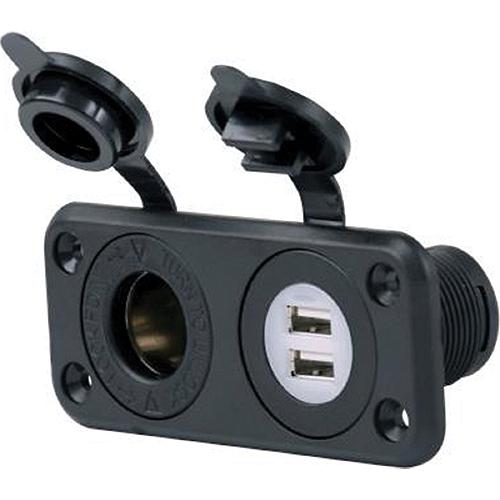 Marinco 12Vcombo Sealink Deluxe Dual Usb Charger And 12V Receptacle - 69-12Vcombo - 69-12Vcombof1