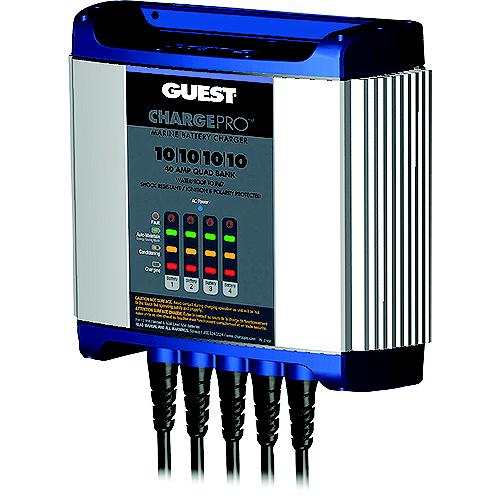 Guest 2740A Chargepro On-Board Battery Charger, 40 Amps, 4 Banks - 2740A - 85-2740Af1