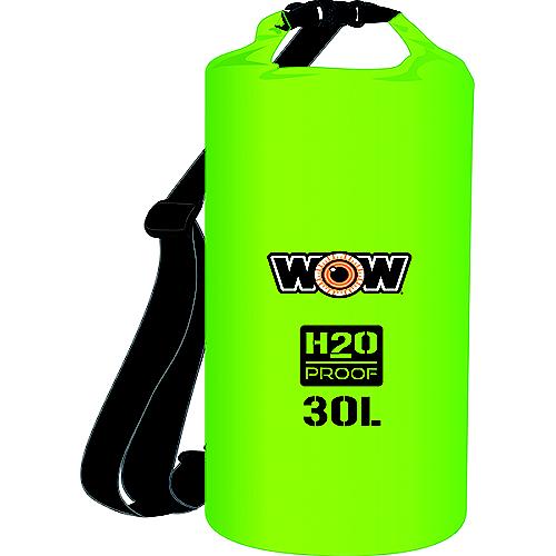 Wow H2O Proof Drybag W/Shoulder Strap, 30L Green - 18-5090G - 742-185090Gf1
