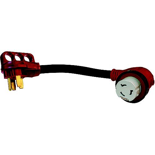 Valterra Mighty Cord 90° Adapter Cord, 50Am-50Af, Bulk - A10-5050D90 - 800-A105050D90F1