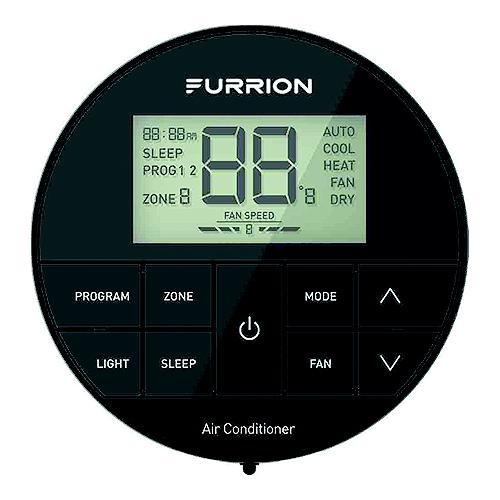 Furrion 2024042658 Chill® Thermostat, Multi-Zone, 3 Fan Speed, Black - 2024042658 - 815-2024042658F1