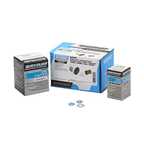 Quicksilver 8M0222305 100 Hour Maintenance Kit, Suzuki Various 200-350 - 8M0222305 - 710-8M0222305F1